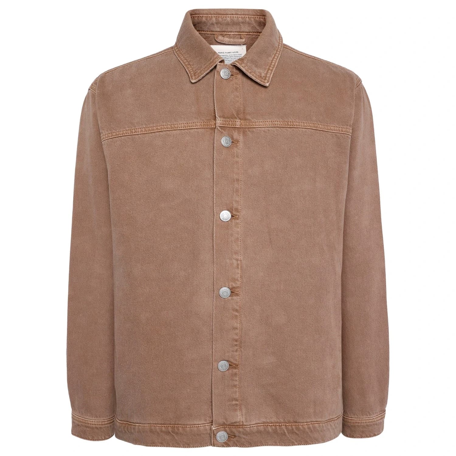Ежедневно яке Knowledgecotton apparel Twill Workwear Jacket Casual jacket - Tiramisu