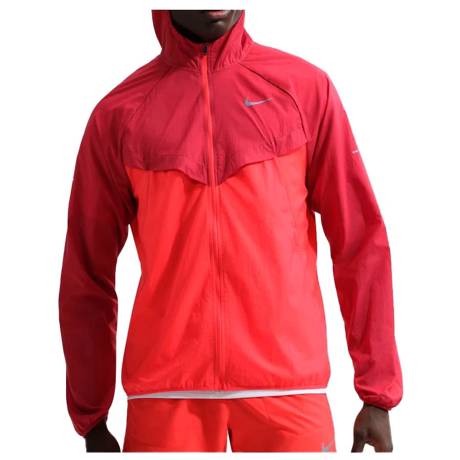 Мъжко яке за бягане Nike Dri-Fit UV Stride Jacket Running jacket - Team Crimson / Light Crimson / Reflective Silver