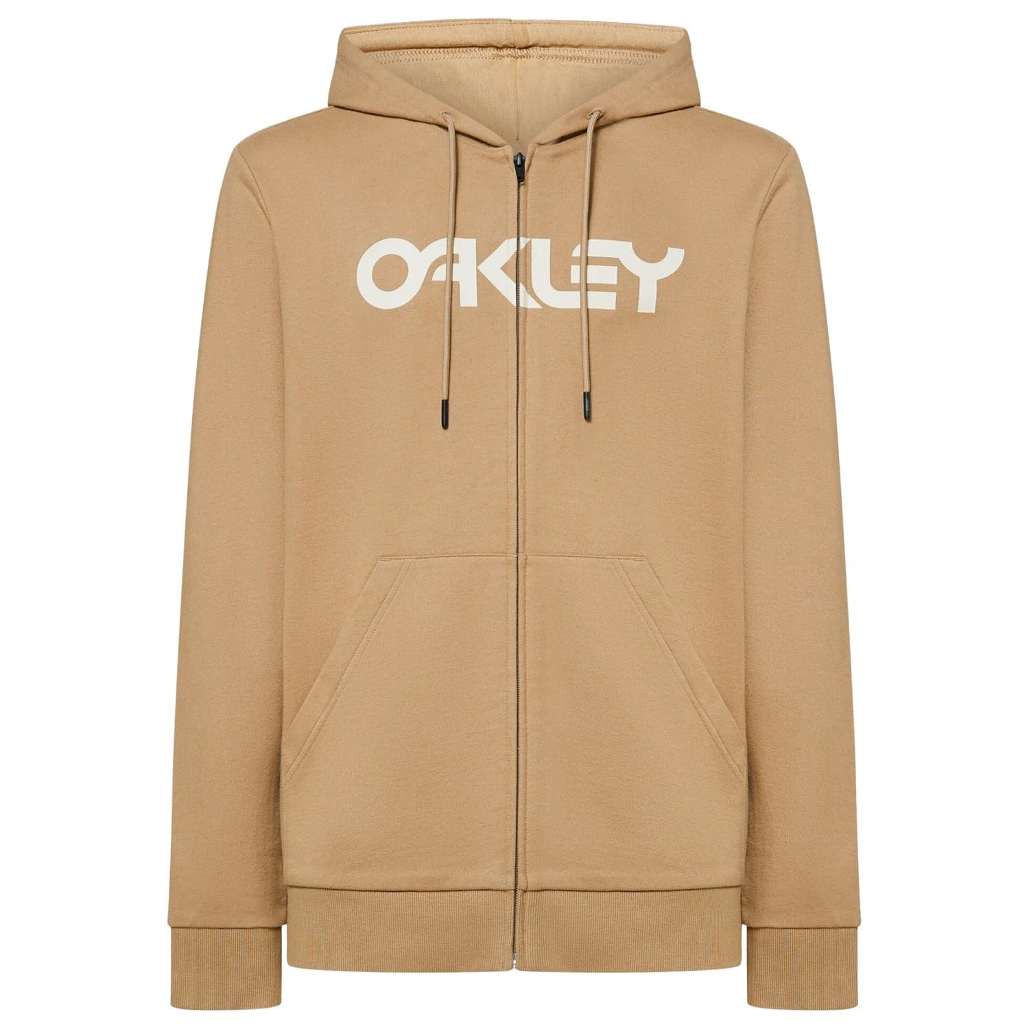 Мъжко яке за тренировка Oakley Teddy Full Zip Hoddie Training jacket - Pebble
