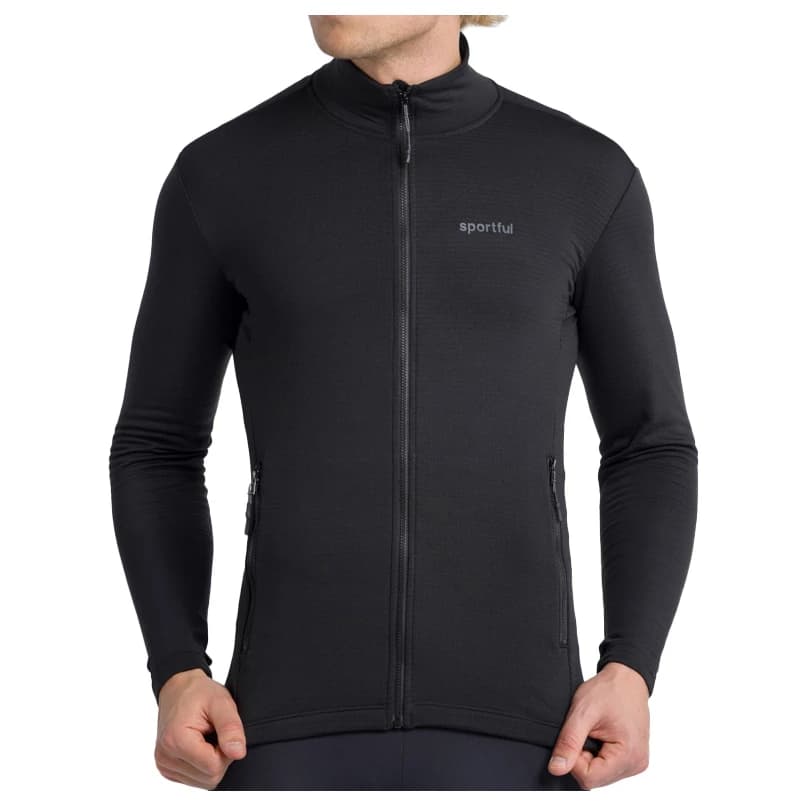Яке за ски бягане Sportful Cardio Fleece Fleece jacket - Black