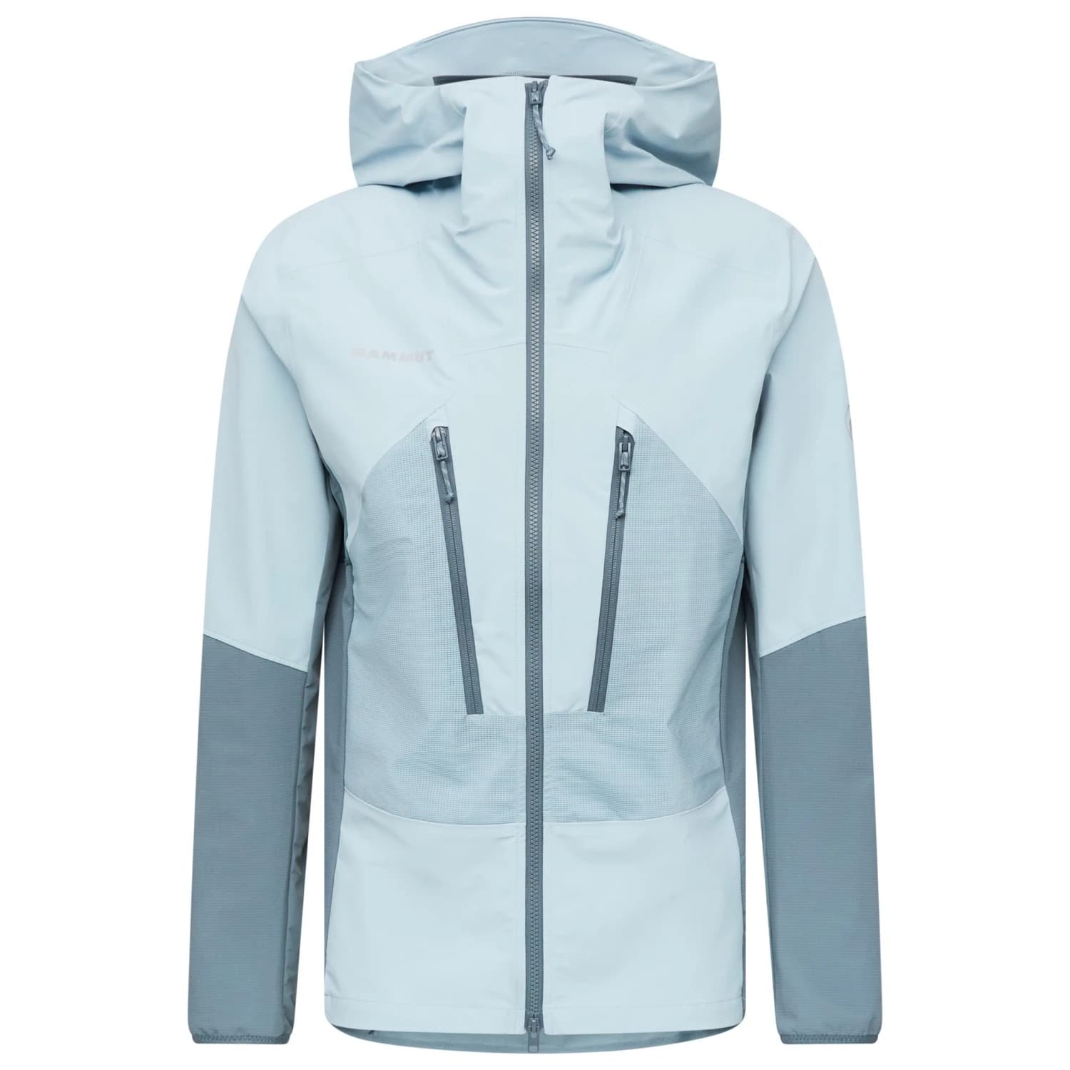 Мъжко софтшел яке Mammut Aenergy Pro SO Hybrid Hooded Jacket Softshell jacket - Nebla / Strata