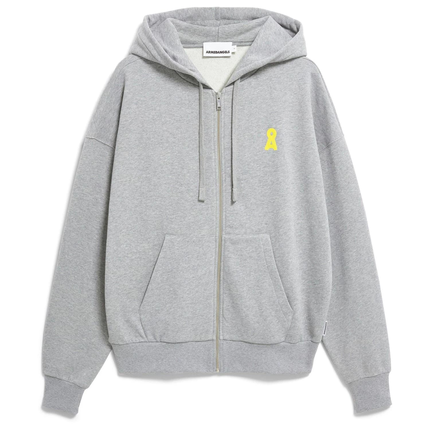 Яке за тренировка ARMEDANGELS Saromiaan Sweatjacket Training jacket - Silver Melange