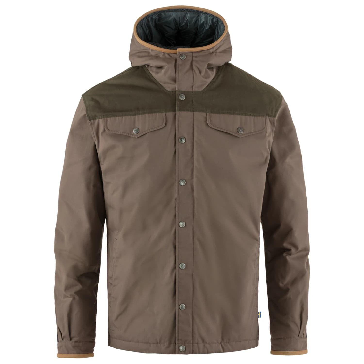 Мъжко пухено яке Fjällräven Greenland No. 1 Down Jacket - Suede Brown / Dark Olive