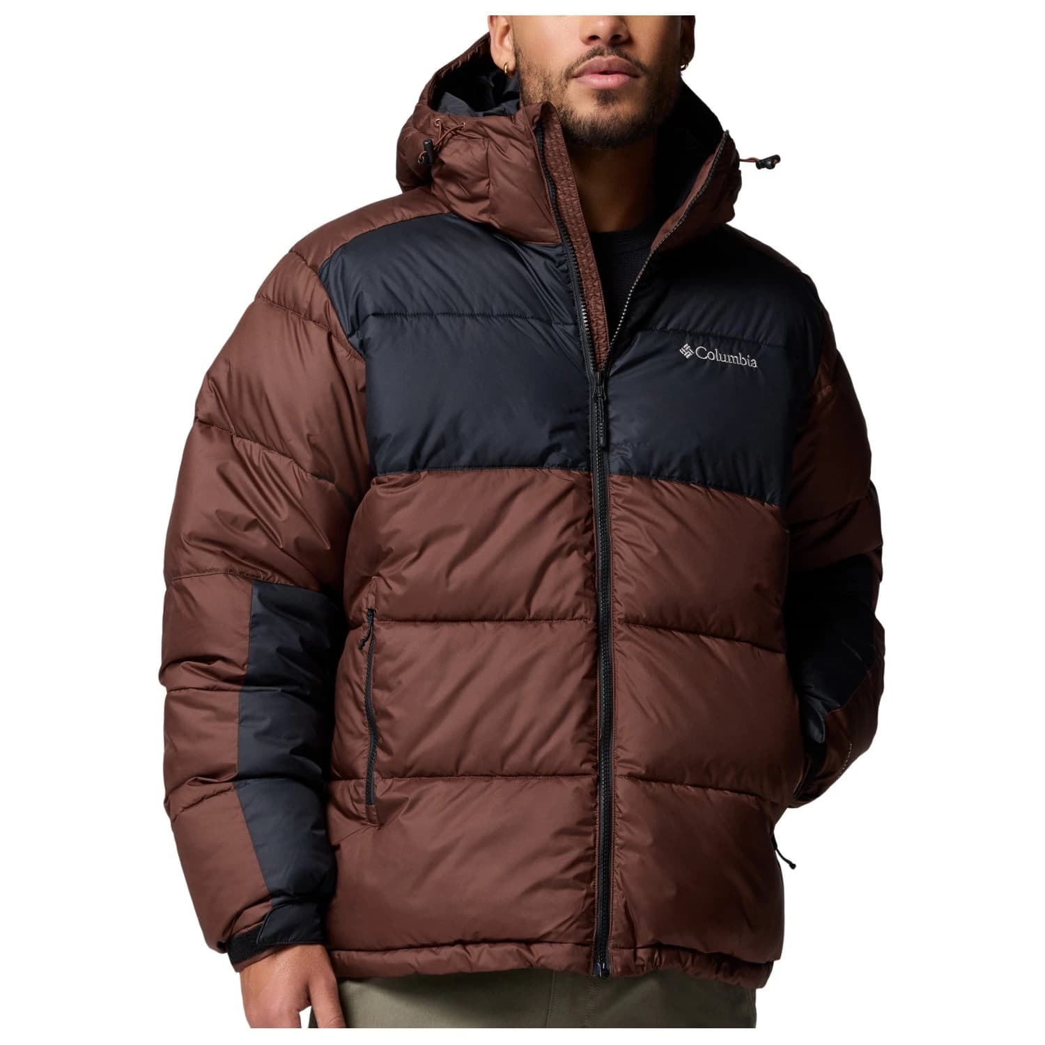Синтетично яке Columbia Pike Lake II Hooded Jacket Synthetic jacket - Tobacco / Black