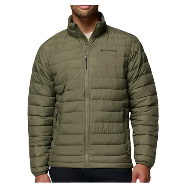 Мъжко синтетично яке Columbia Powder Lite II Jacket Synthetic jacket - Stone Green