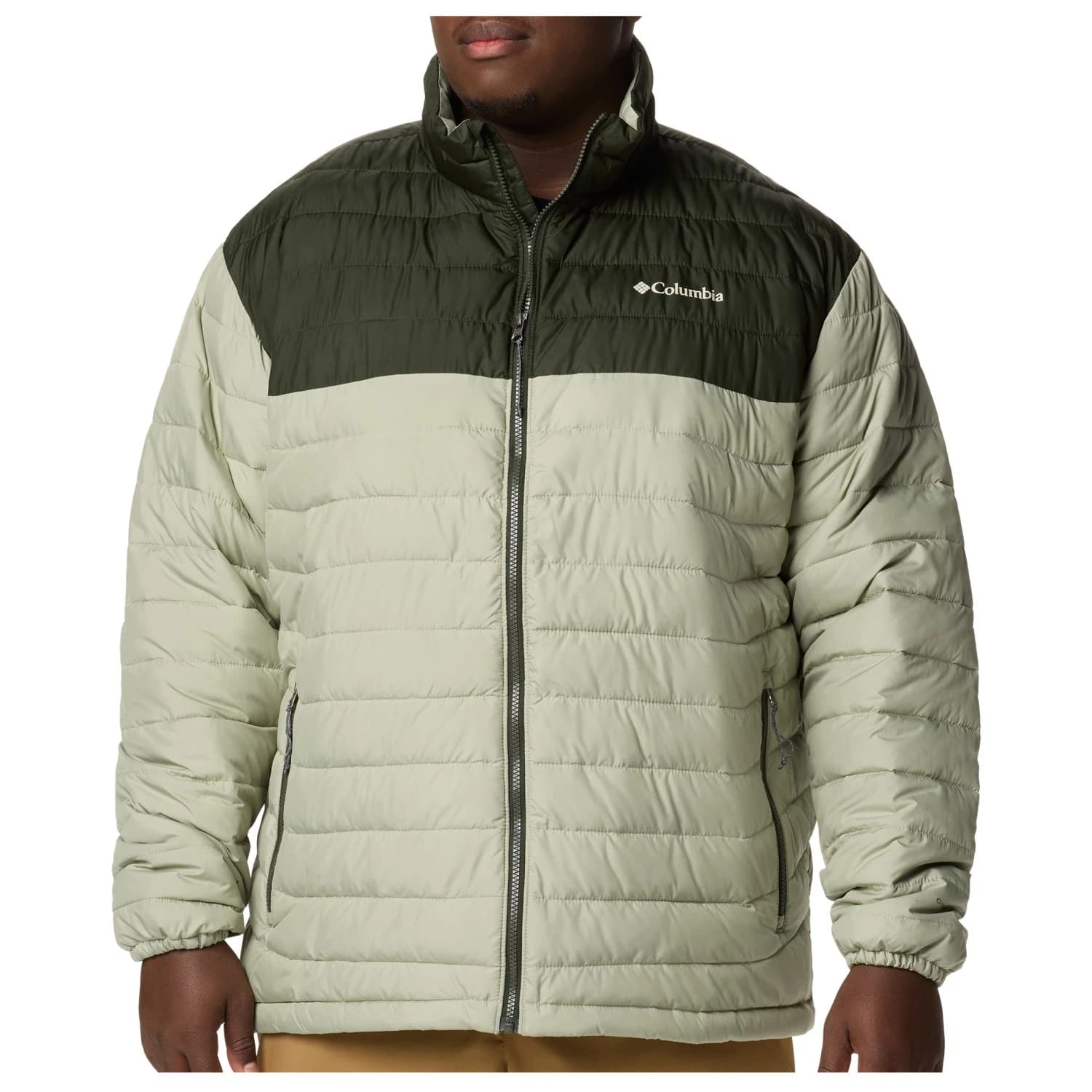 Мъжко синтетично яке Columbia Powder Lite II Jacket Synthetic jacket - Safari / Greenscape