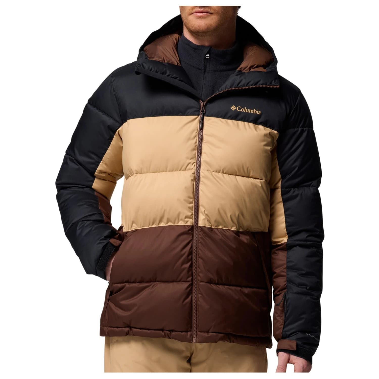 Мъжко ски яке Columbia Slope Style Jacket Ski jacket - Black / Canoe / Tobacco