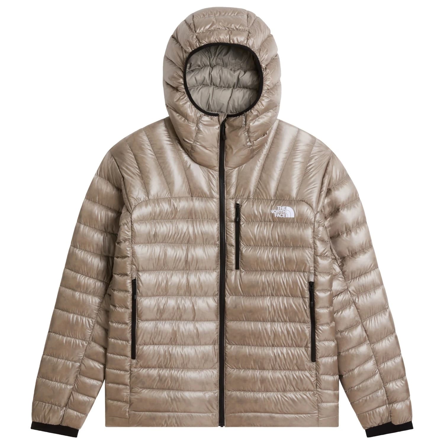 Пухено яке The North Face Summit Breithorn Hoodie Down jacket - Stone Slab