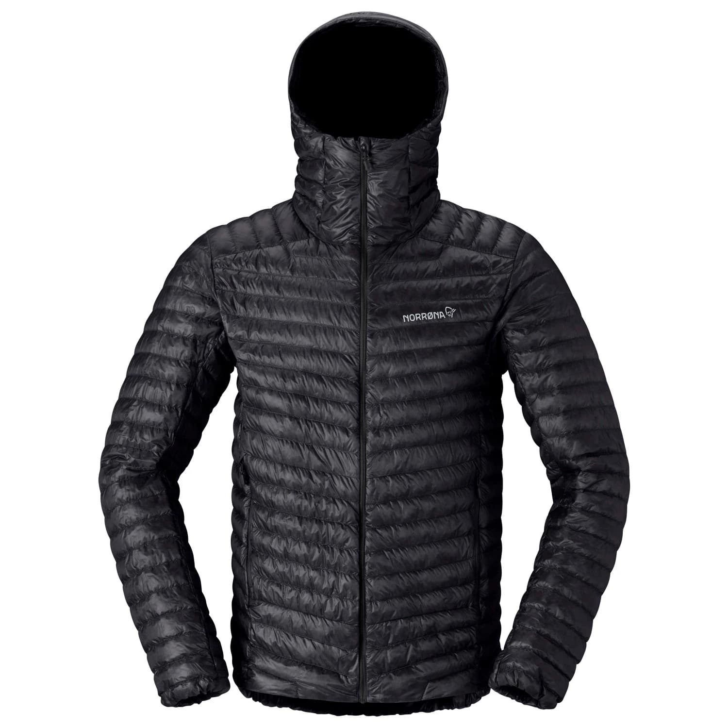 Мъжко пухено яке Norrøna Trollveggen Superlight Down800 Hood Down jacket - Caviar Black