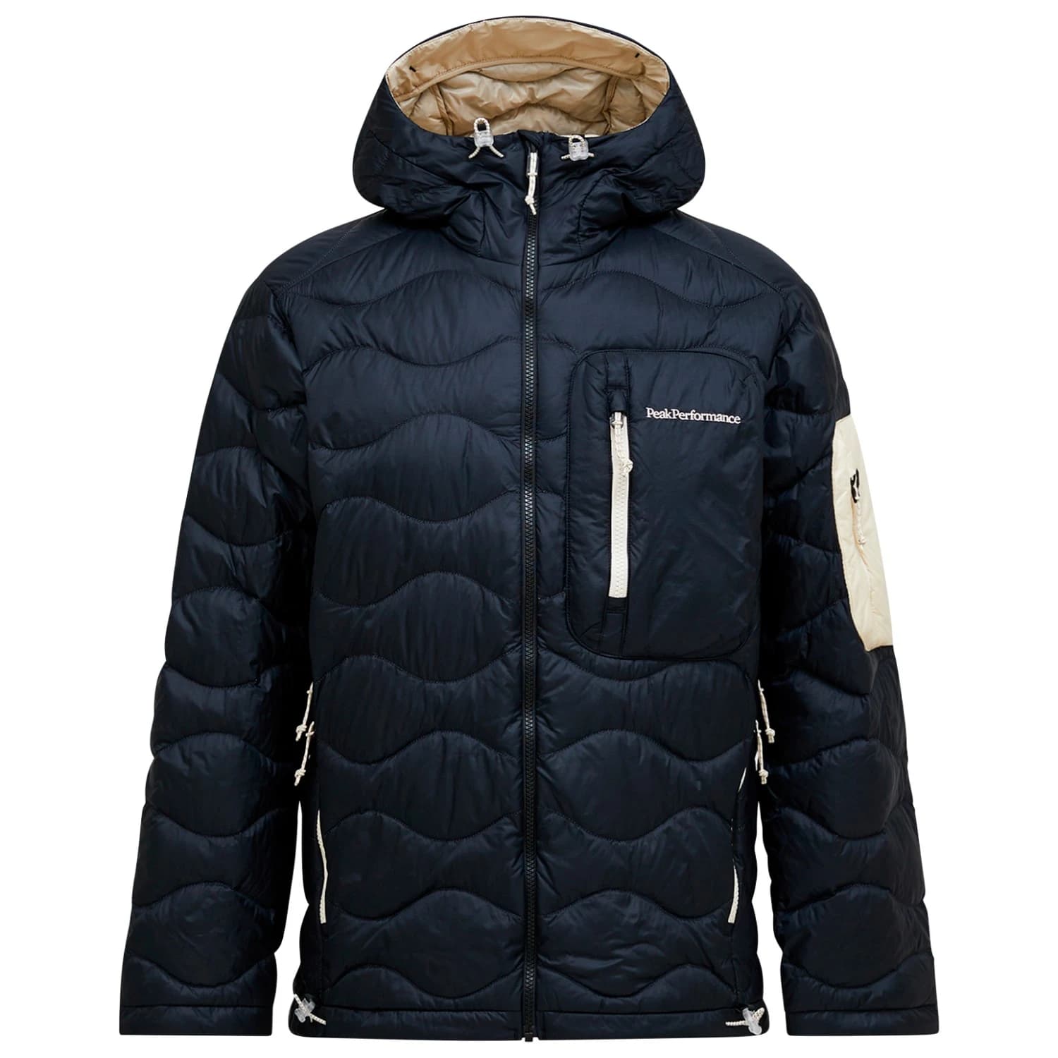 Мъжко пухено яке Peak Performance Helium Utility Down Hood Down jacket - Black
