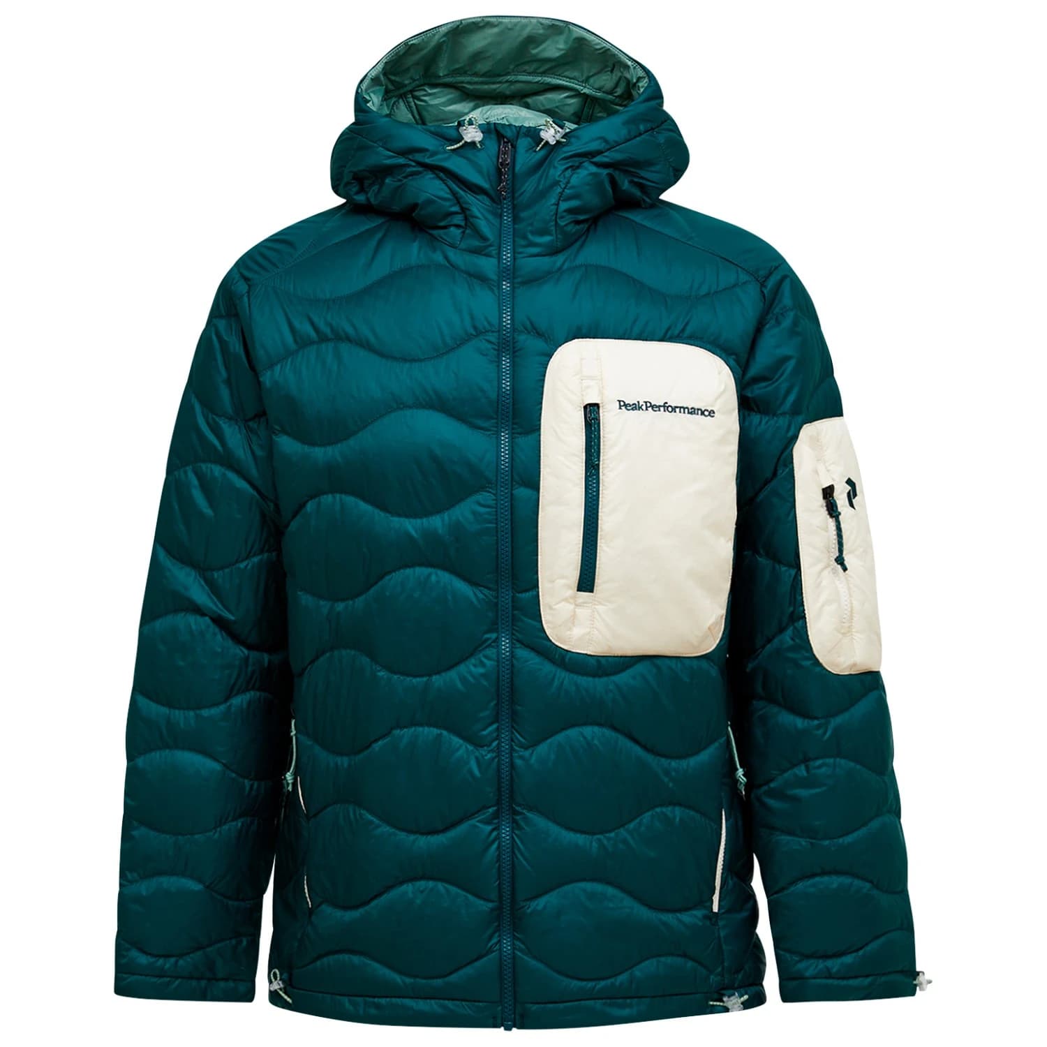 Мъжко пухено яке Peak Performance Helium Utility Down Hood Down jacket - Ponderosa Pine