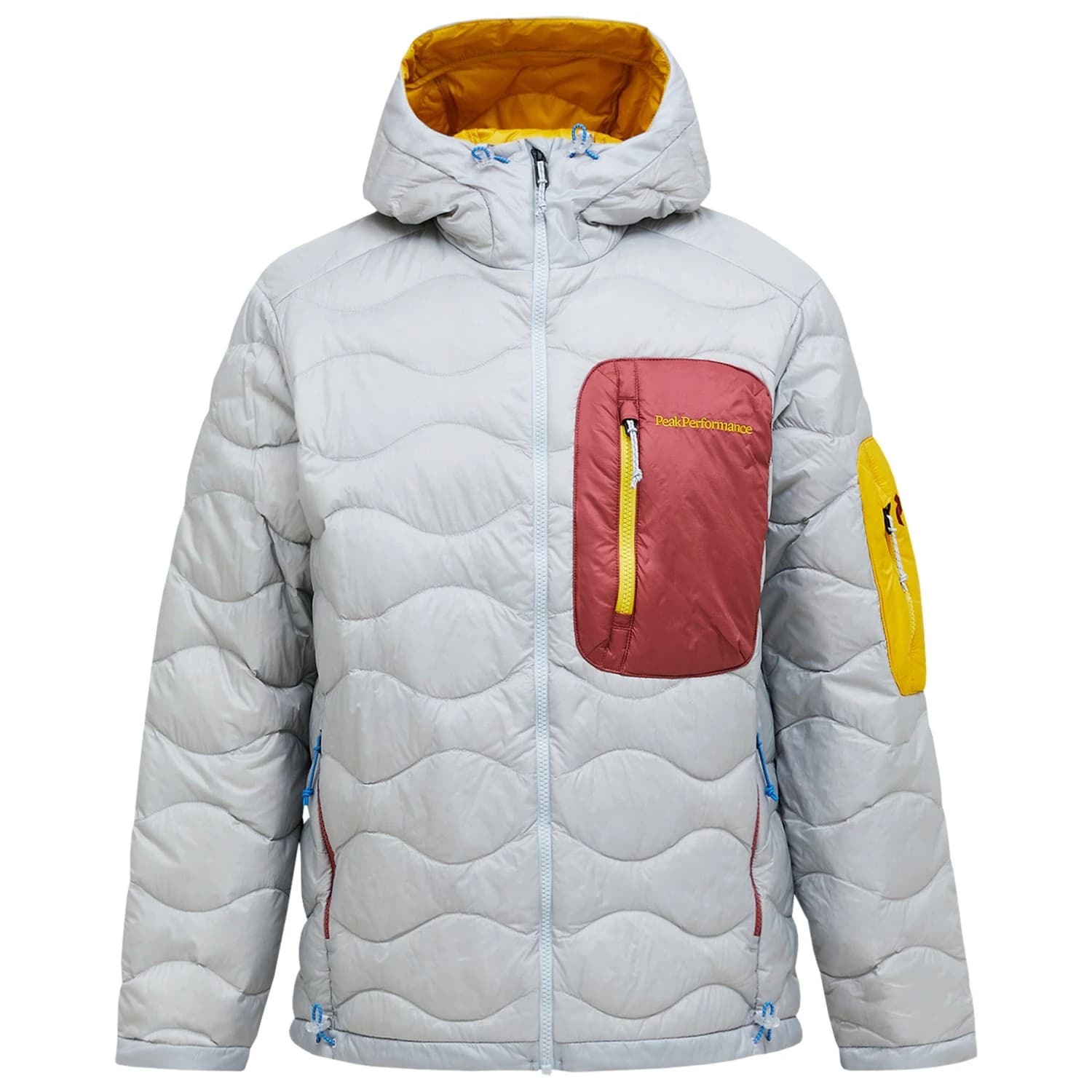 Мъжко пухено яке Peak Performance Helium Utility Down Hood Down jacket - Summit Smoke
