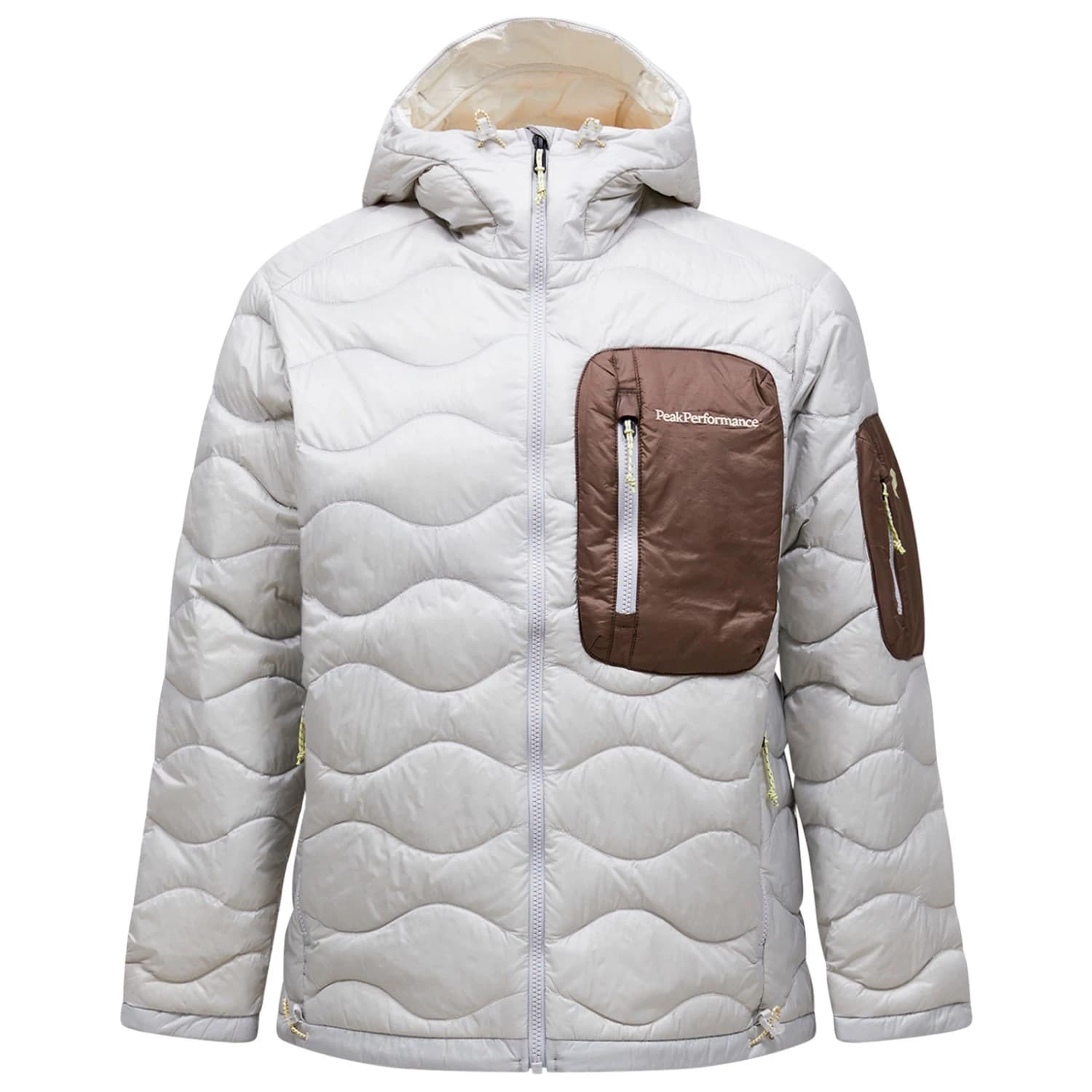 Мъжко пухено яке Peak Performance Helium Utility Down Hood Down jacket - Antarctica / Desert Terrain