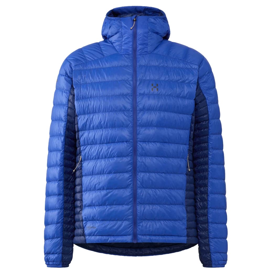 Пухено яке Haglöfs L.I.M Down II Hood Down jacket - Northern Blue / Evening Blue