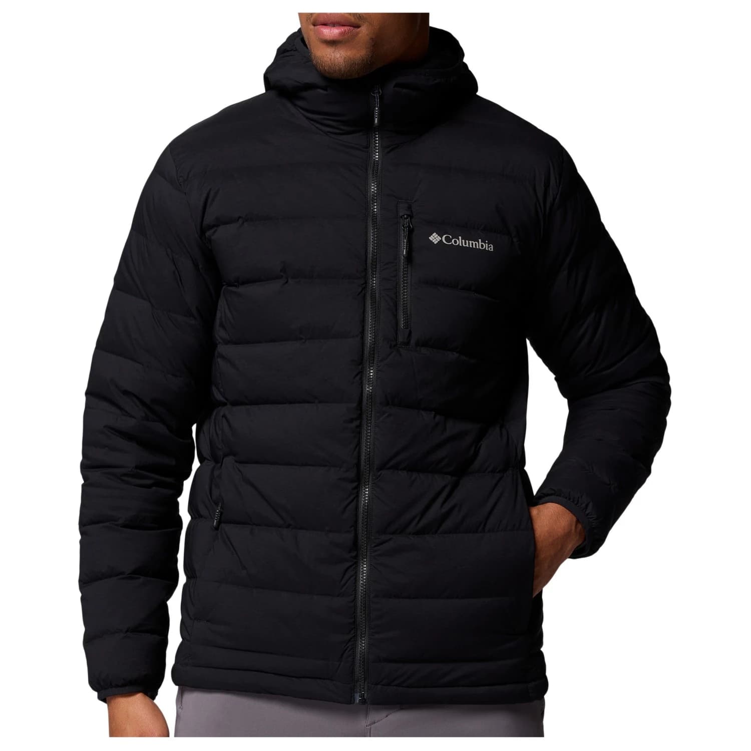 Мъжко пухено яке Columbia Drift Peak Stretch Down Hooded Jacket Down jacket - Black