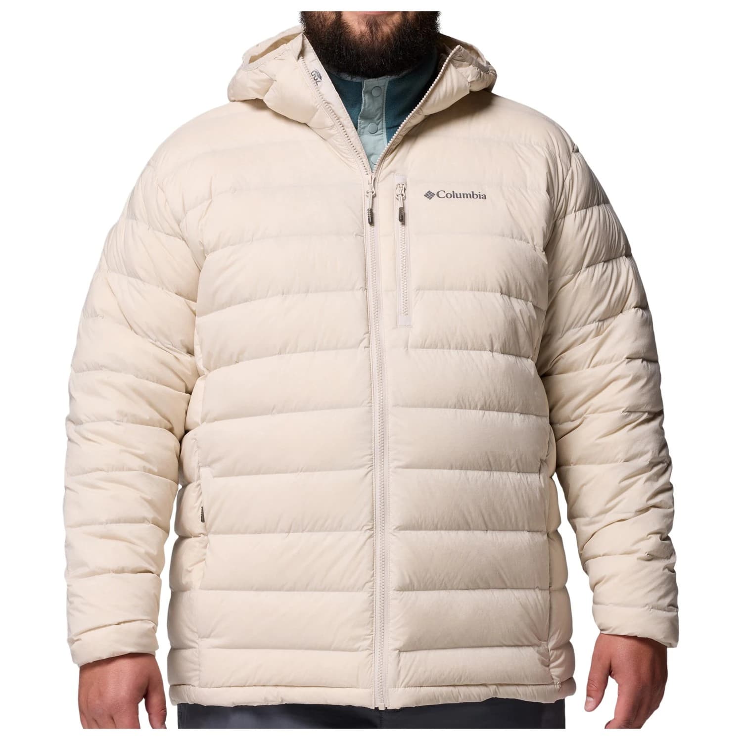 Мъжко пухено яке Columbia Drift Peak Stretch Down Hooded Jacket Down jacket - Dark Stone