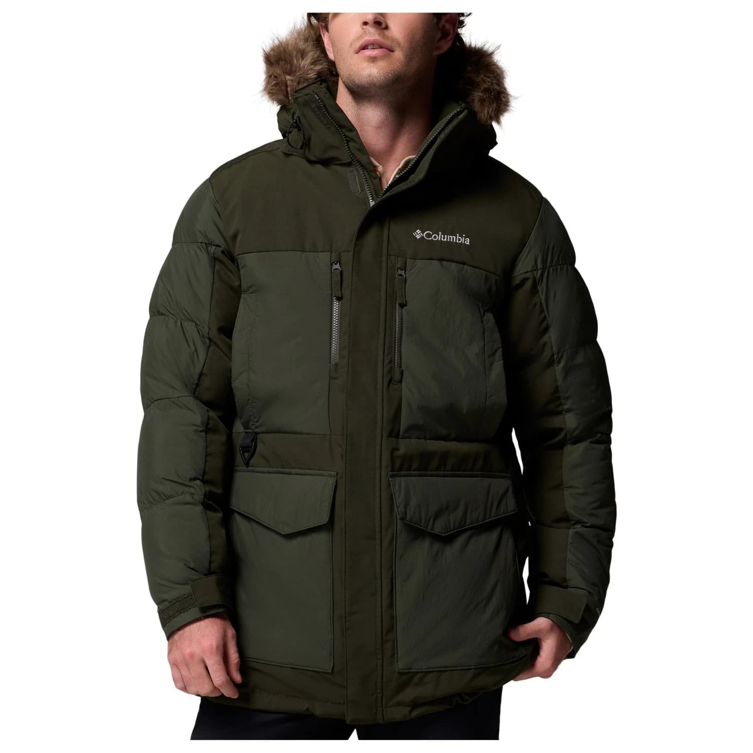 Мъжко яке парка Columbia Marquam Peak Fusion II Parka - Greenscape
