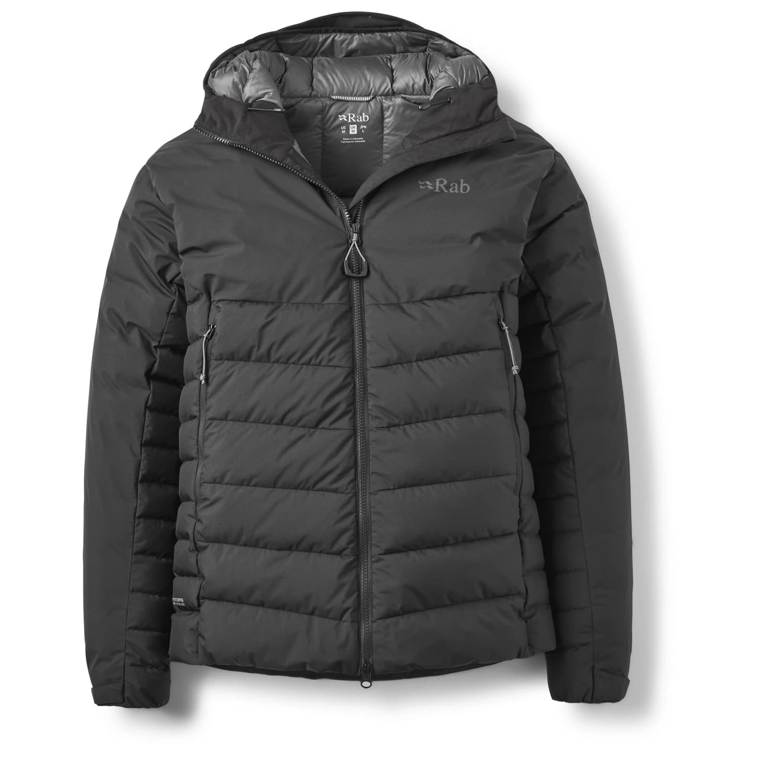 Пухено яке Rab Infinity Windstopper Hoody Down jacket - Black