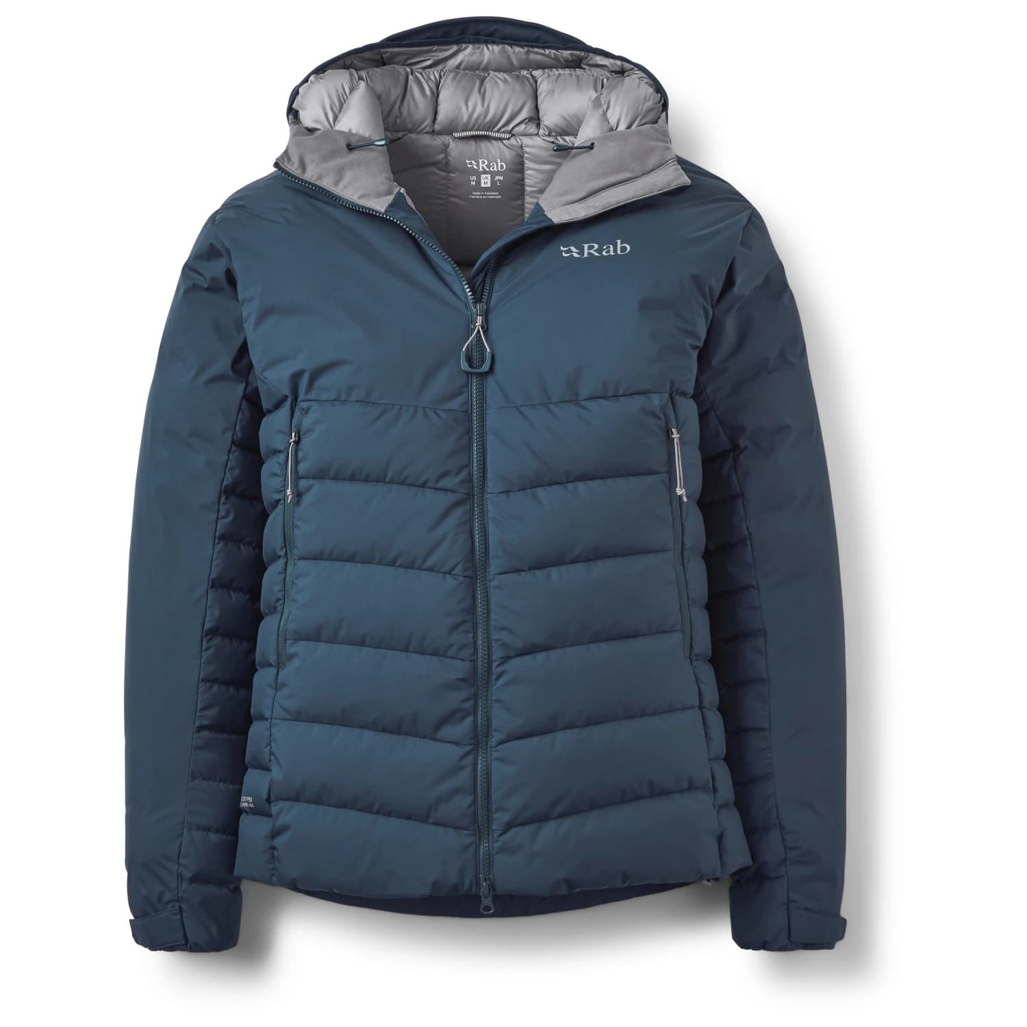 Пухено яке Rab Infinity Windstopper Hoody Down jacket - Tempest Blue