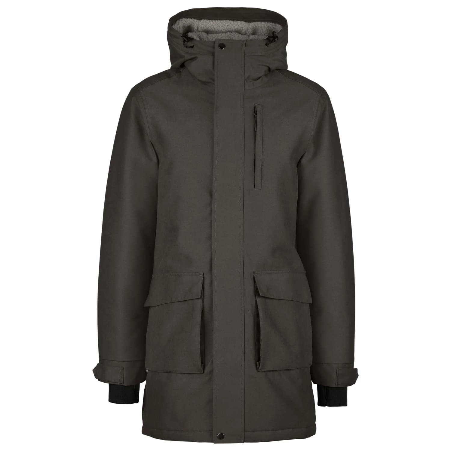 Мъжко зимно яке Stoic ArvikaSt. WoolPile Parka Winter jacket - Black Olive