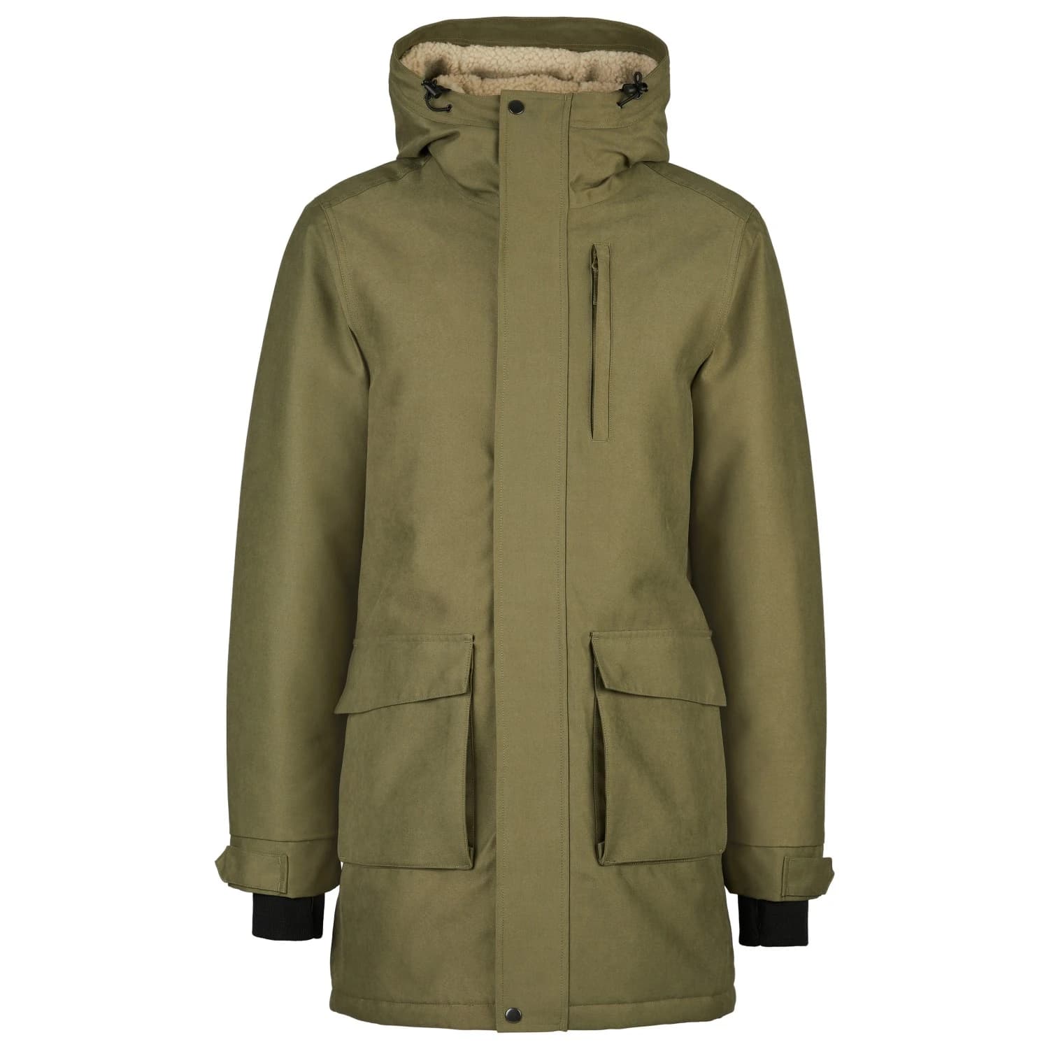 Мъжко зимно яке Stoic ArvikaSt. WoolPile Parka Winter jacket - Olive Green