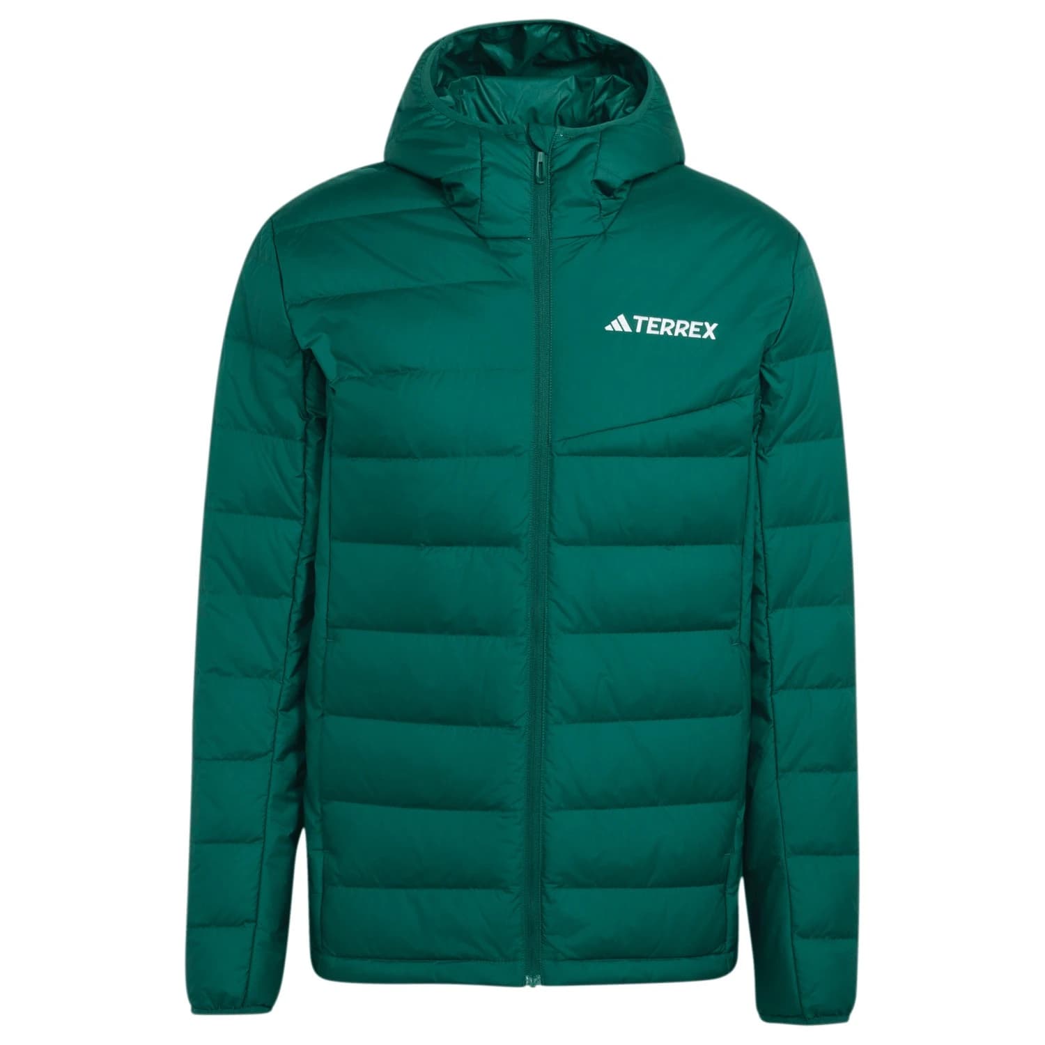 Пухено яке adidas Terrex Terrex Multi Light Down Climawarm Hooded Down jacket - Collegiate Green