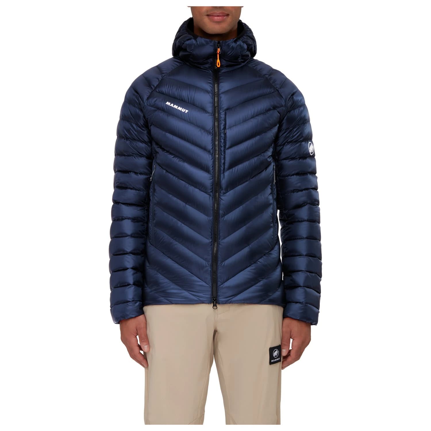 Мъжко пухено яке Mammut Broad Peak Insulation Hooded Jacket Down jacket - Marine / Black