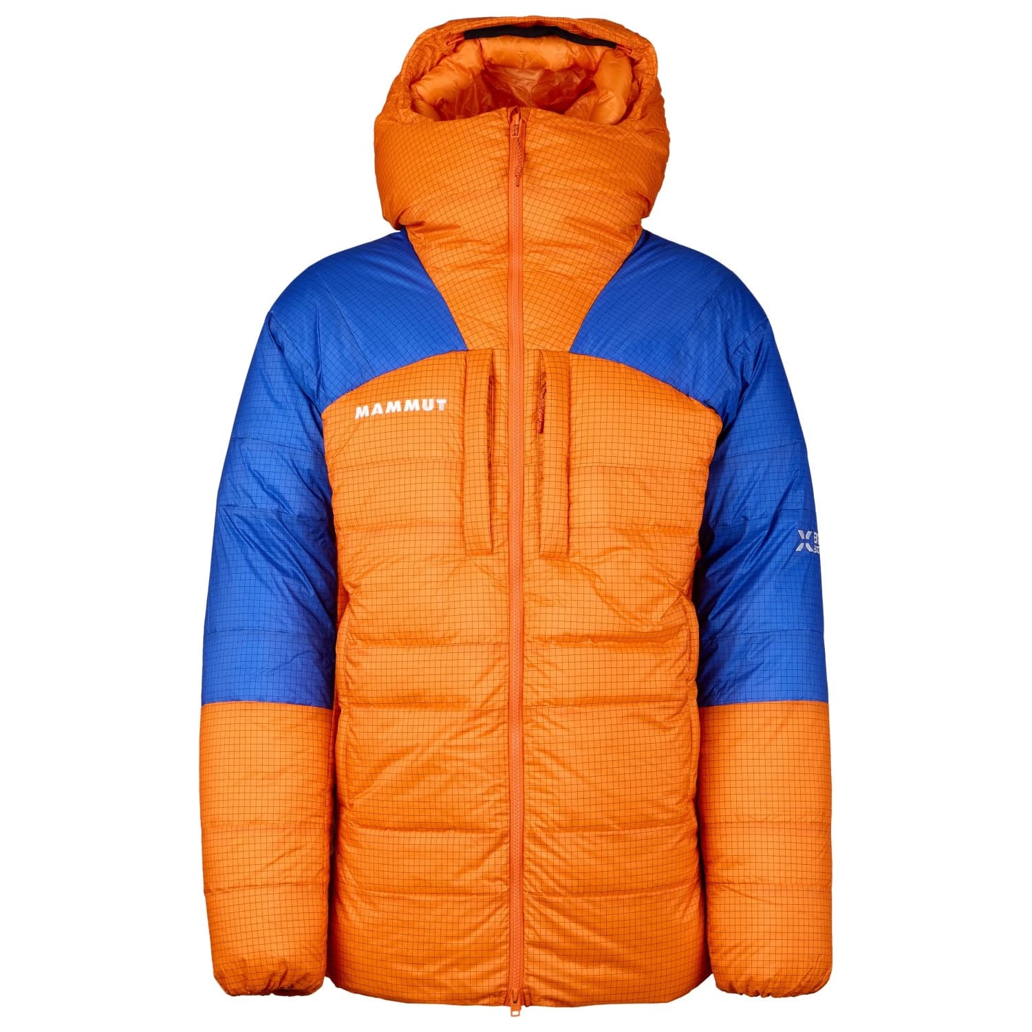 Мъжко пухено яке Mammut Eiger Nordwand Pro Down Insulation Hooded Parka Down jacket - Eiger Orange / Eiger Blue
