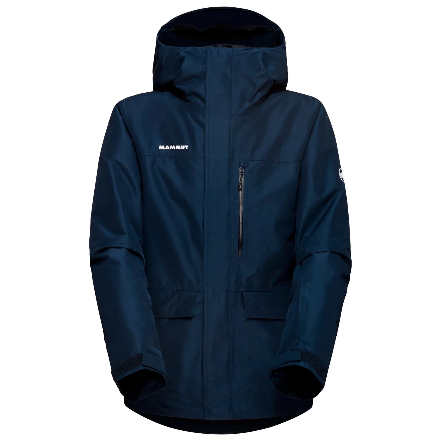 Мъжко ски яке Mammut Fall Line Hardshell Thermo Hooded Jacket Ski jacket - Marine
