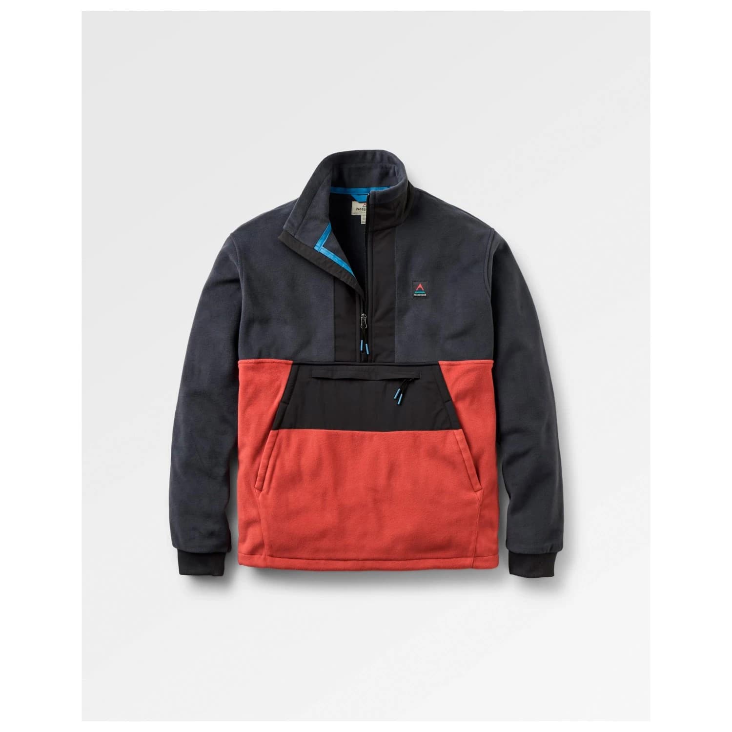 Мъжки поларен пуловер Passenger Woodland Hoodless 2.0 1/2 Zip Recycl. Polar Fleece Fleece jacket - Redwood / Charcoal
