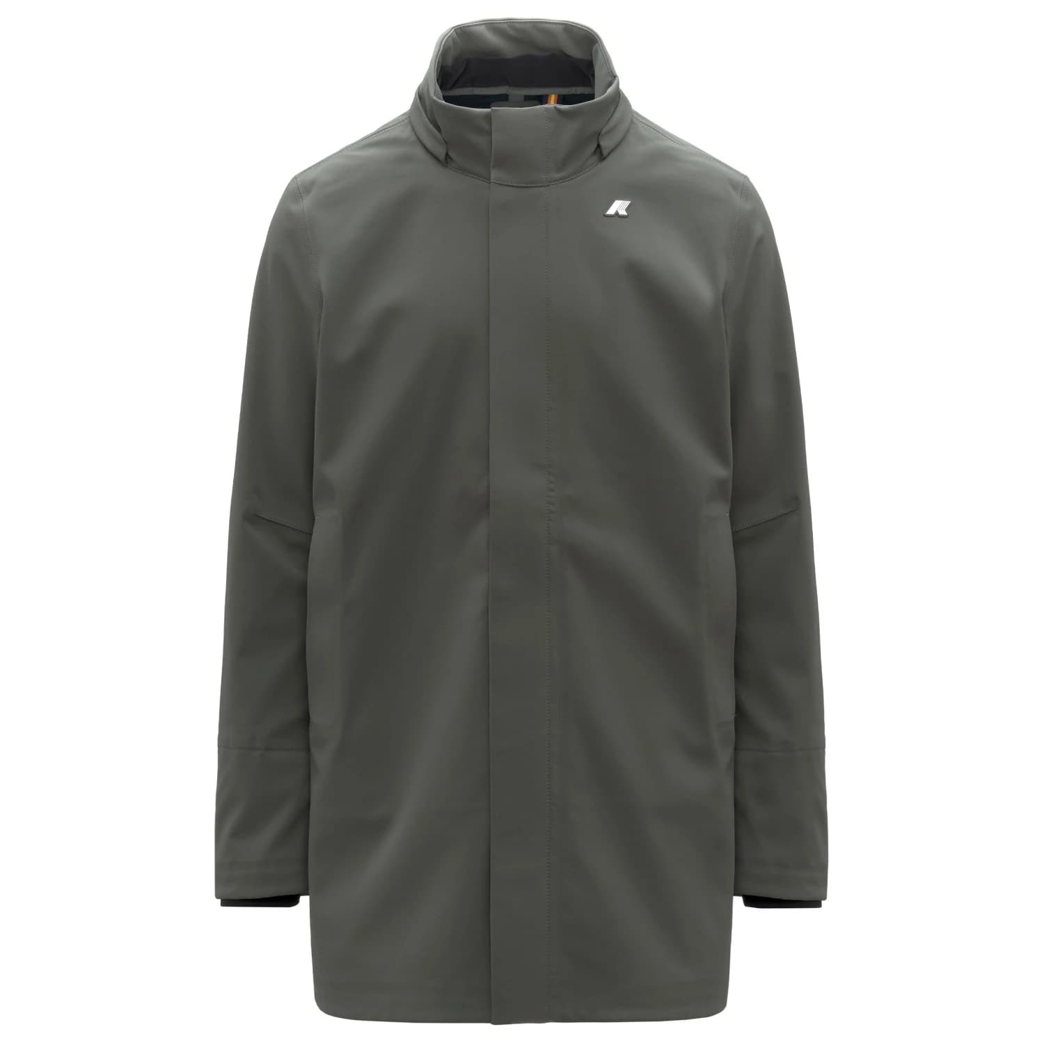 Мъжко яке парка K-way Duke Bonded Parka - Green Blackish / Blue Depth