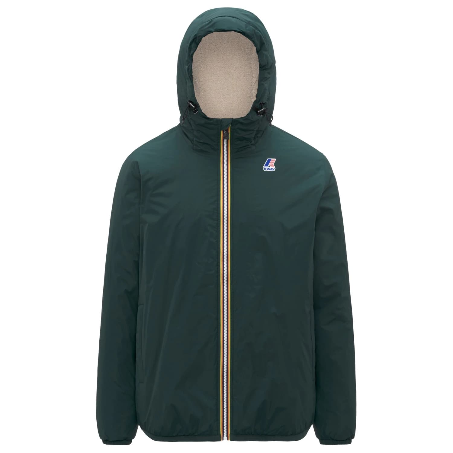 Зимно яке K-Way Le Vrai 4.0 Claude Orsetto Winter jacket - Green Dark Jungle