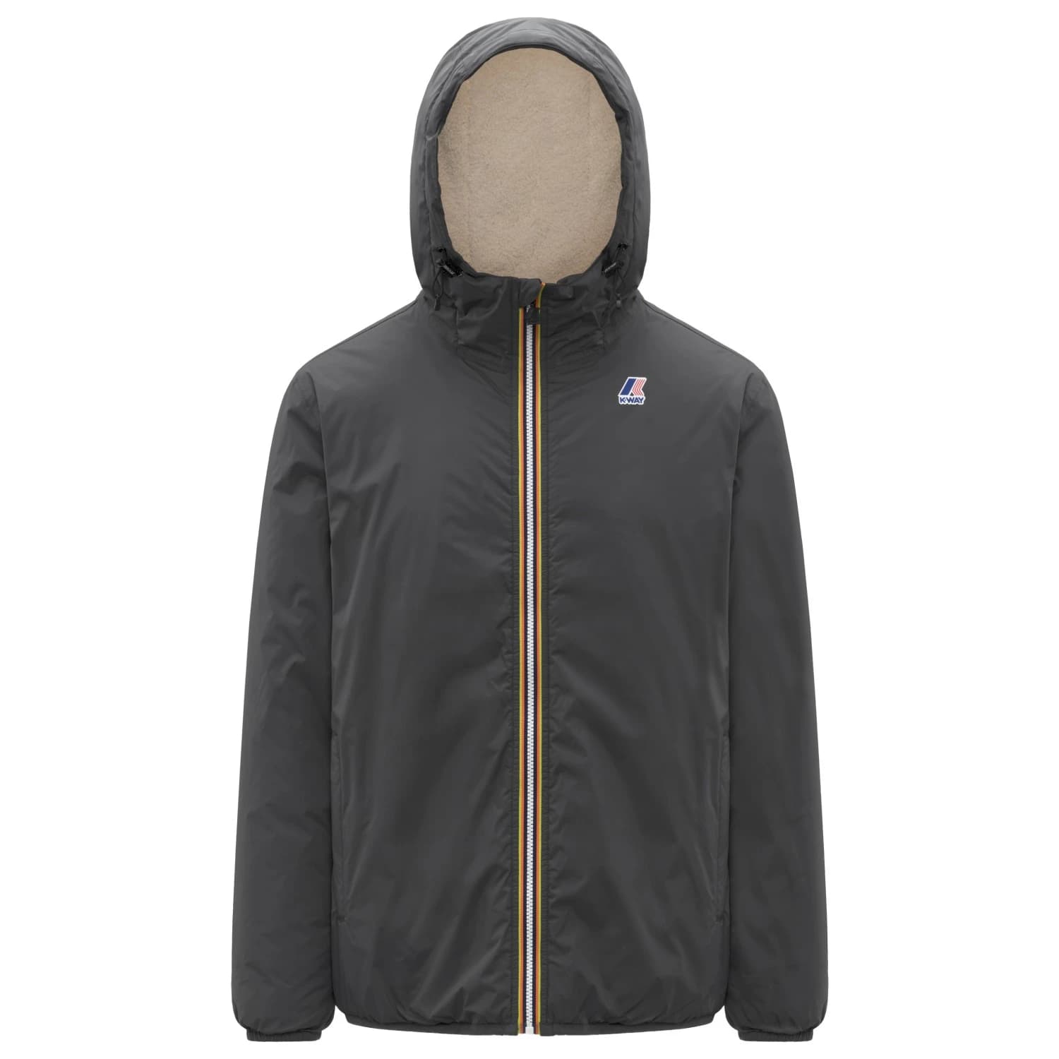 Мъжко зимно яке K-Way Le Vrai 4.0 Claude Orsetto Winter jacket - Grey Shadow Dark