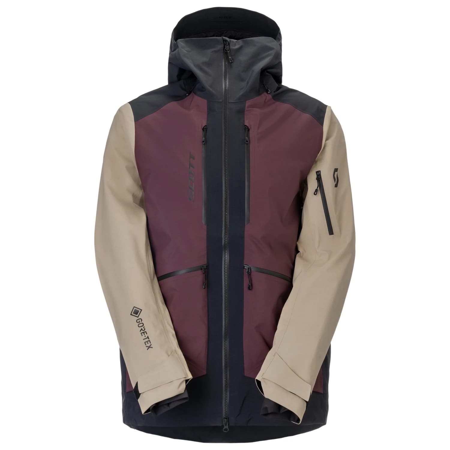 Ски яке Scott Jacket Vertic GTX 3L Ski jacket - Cocoa Red / Portobello Beige