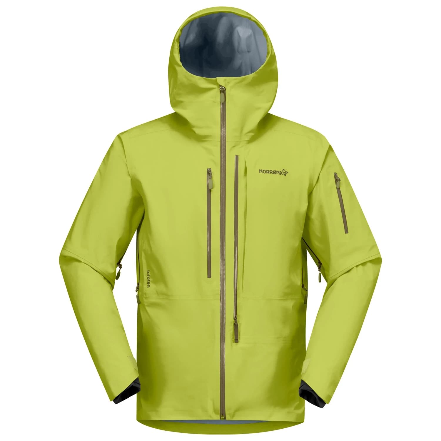 Мъжко ски яке Norrøna Lofoten GORE-TEX Pro Jacket Ski jacket - Dark Citron