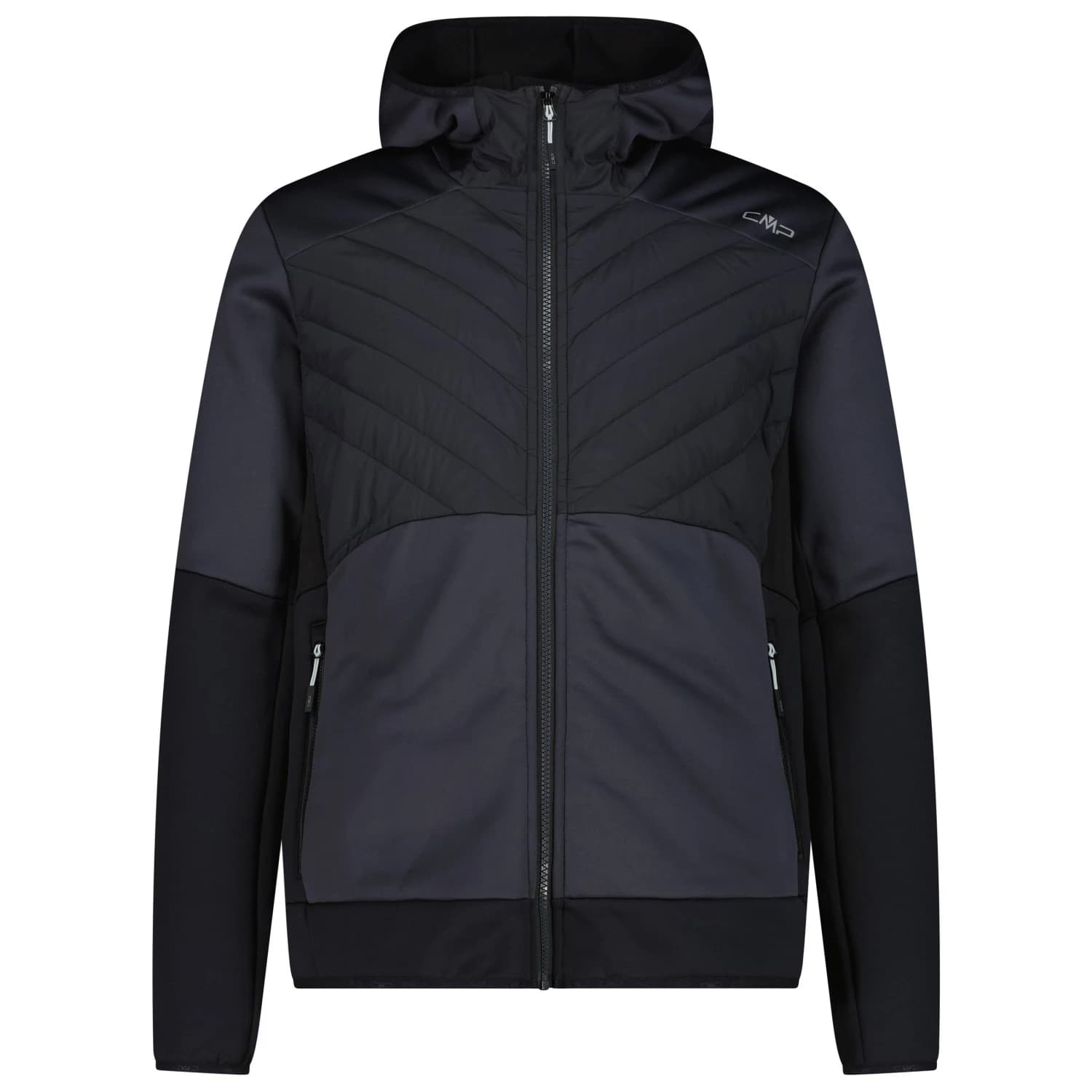 Синтетично яке CMP Hybrid Jacket with Fix Hood 36E1337 Hybrid jacket - Antracite
