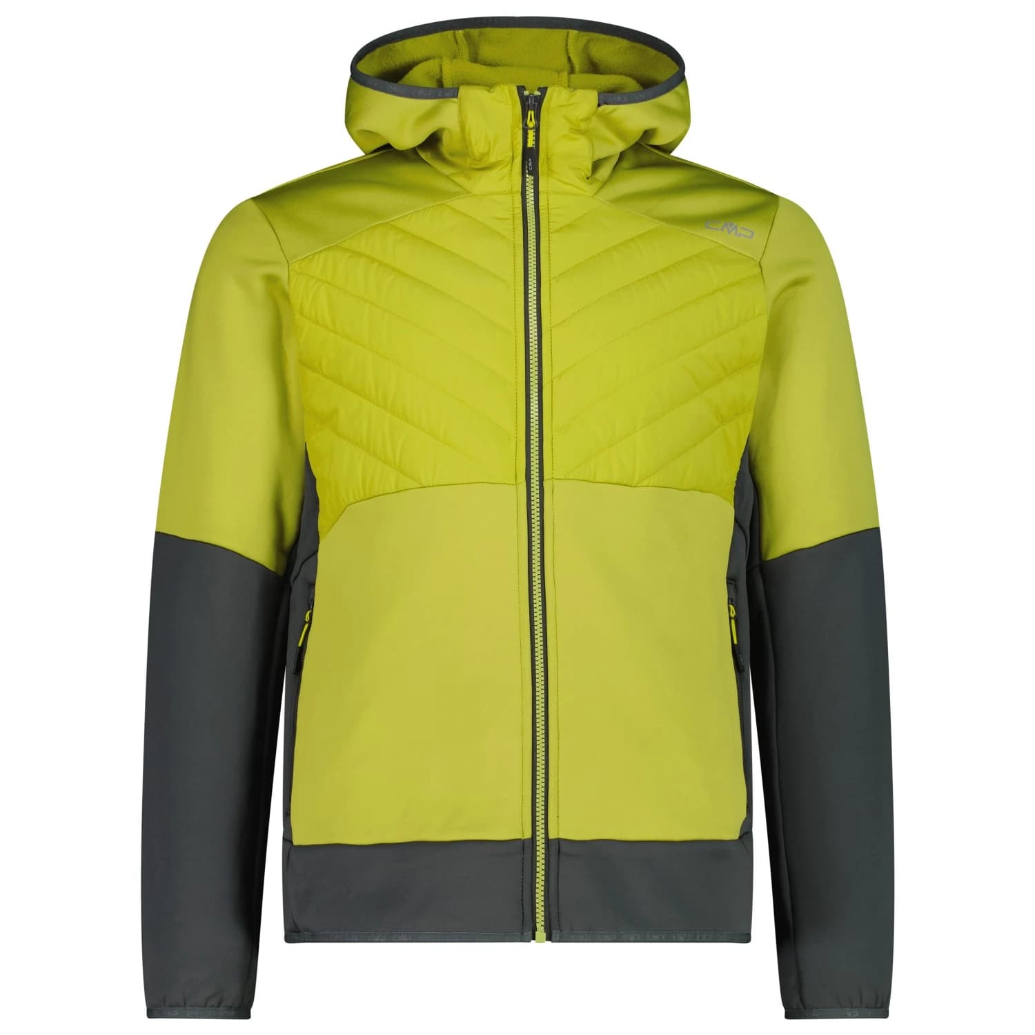 Мъжко синтетично яке CMP Hybrid Jacket with Fix Hood 36E1337 Hybrid jacket - Cardamom