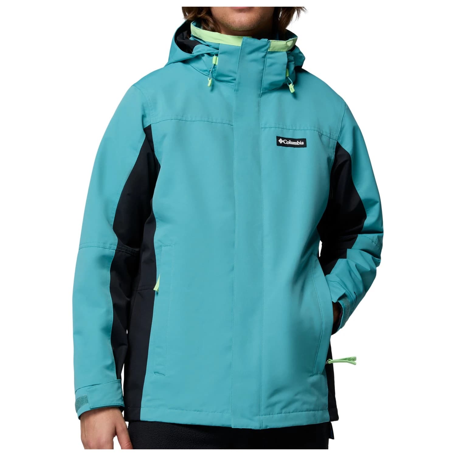 Мъжко 3-в-1 яке Columbia Bugaboo IV Fleece Interchange Jacket 3-in-1 jacket - Teal / Black