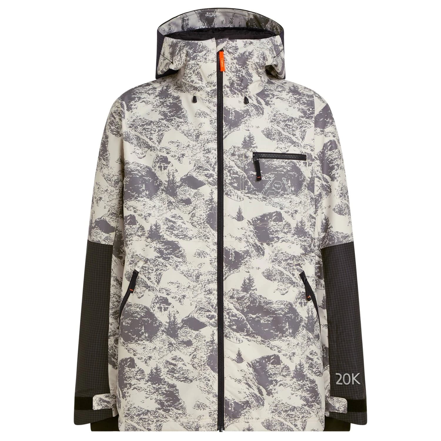 Ски яке O'Neill FWC'Peak Snow Jacket Ski jacket - Grey Mountain Landscape