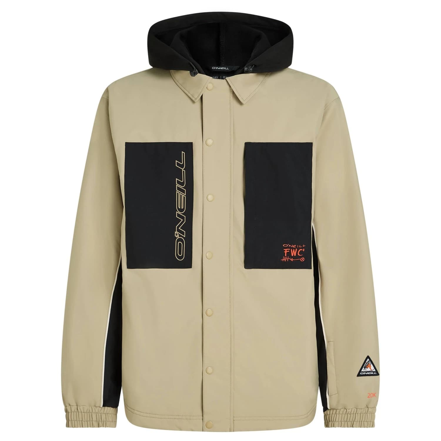 Ски яке O'Neill FWC'Play Shacket Snow Jacket Ski jacket - Olive Blush Colour Block