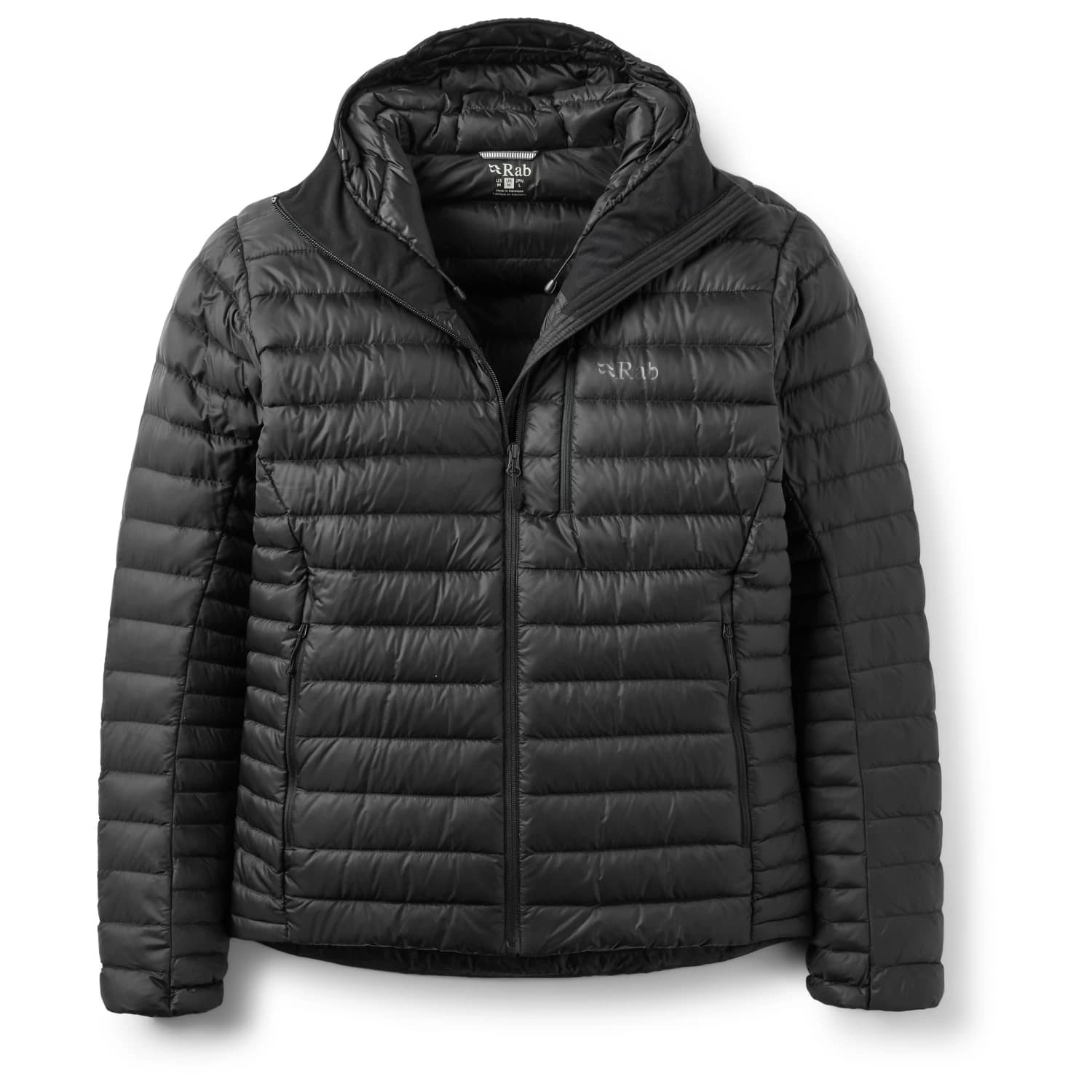 Мъжко пухено яке Rab Microlight Alpine Hoody Down jacket - Black