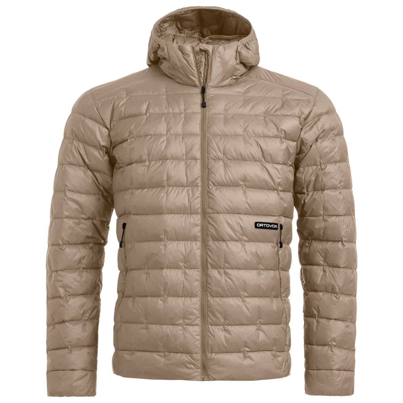Пухено яке Ortovox Downwool 180 Hooded Jacket Down jacket - Dark Linen