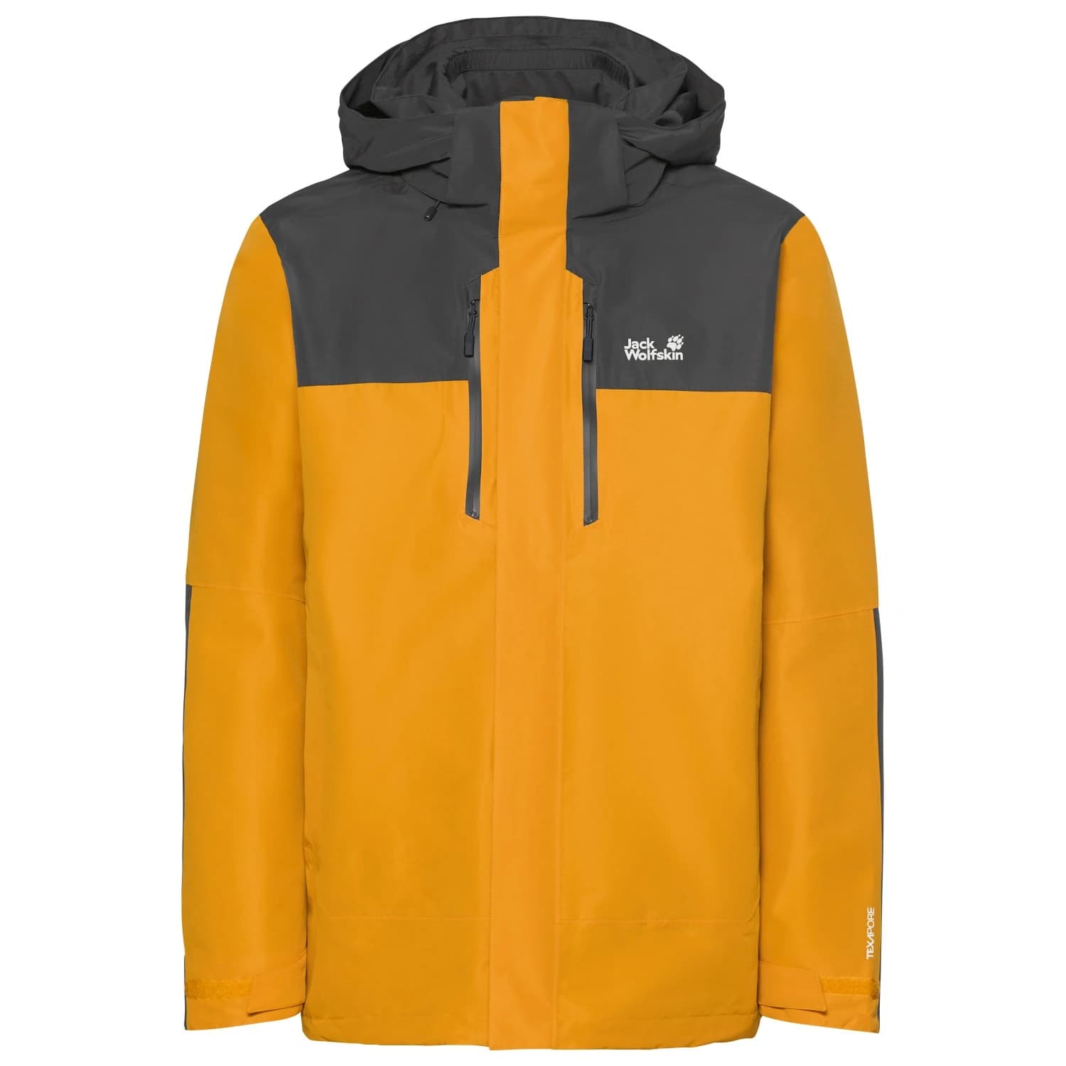 Мъжко 3-в-1 яке Jack Wolfskin Jasper Pro 3in1 Jacket 3-in-1 jacket - Burly Yellow JW