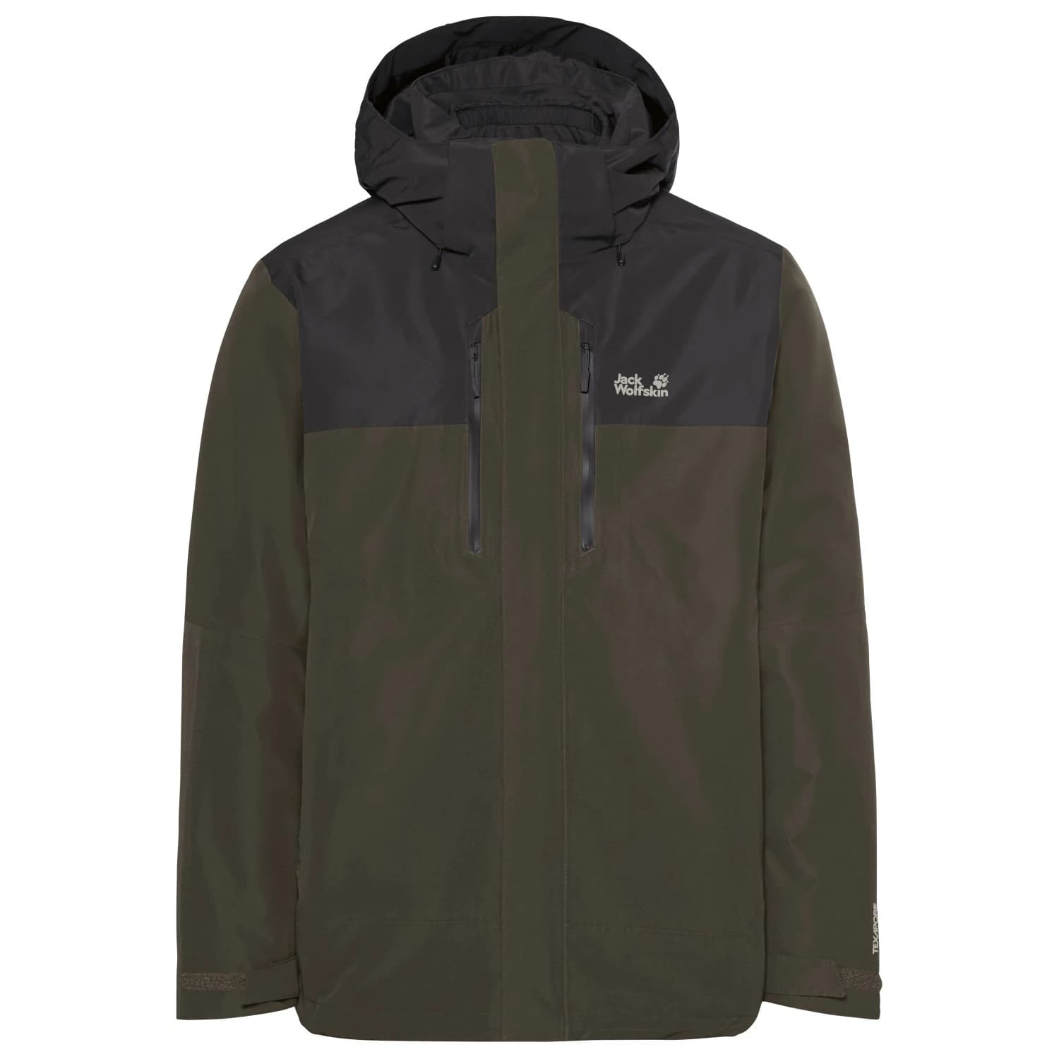 Мъжко 3-в-1 яке Jack Wolfskin Jasper Pro 3in1 Jacket 3-in-1 jacket - Obsidian Moss
