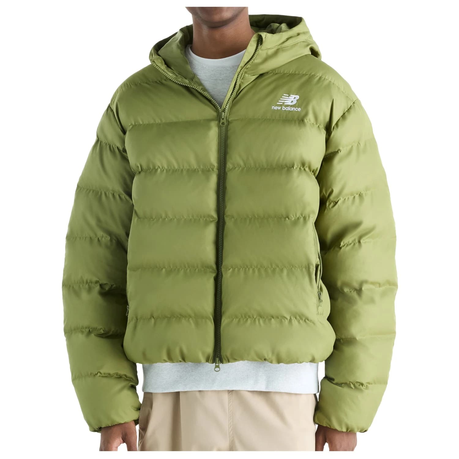 Мъжко синтетично яке New Balance Boston Puffer Jacket Synthetic jacket - Sport Green