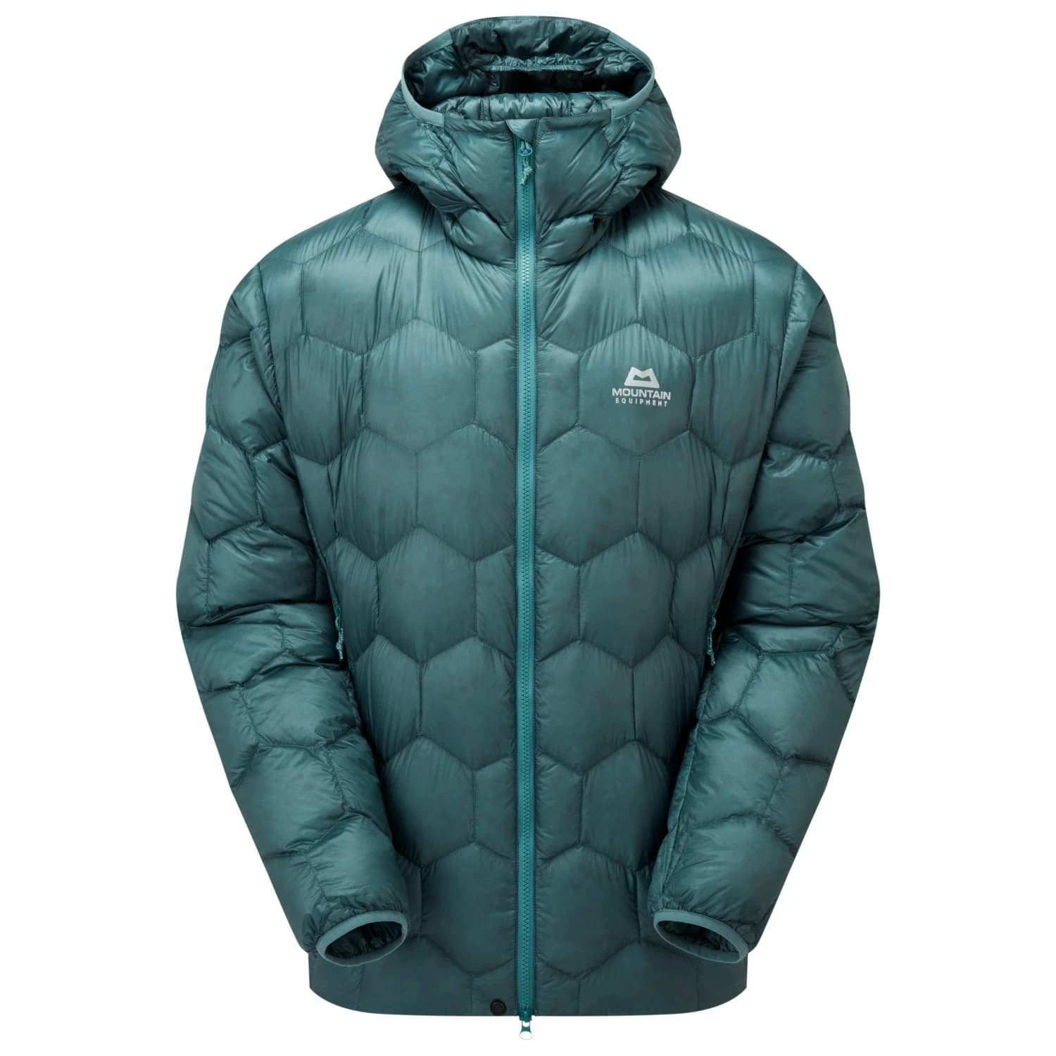 Пухено яке Mountain Equipment Xenith Hooded Jacket Down jacket - Goblin Blue