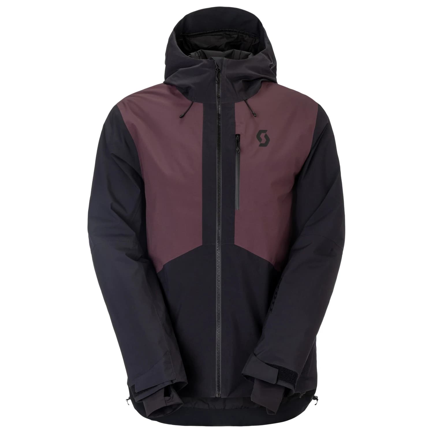 Мъжко ски яке Scott Jacket Ultimate Dryo 10 Ski jacket - Black / Cocoa Red