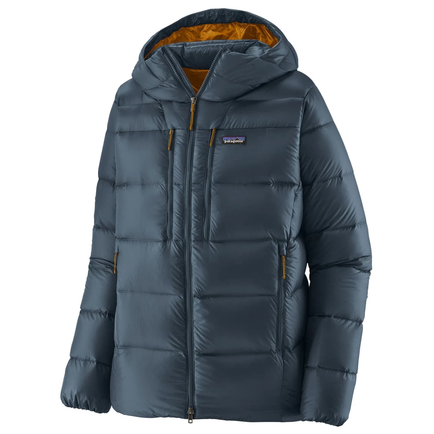 Пухено яке Patagonia Fitz Roy Down Hoody Down jacket - Summit Blue