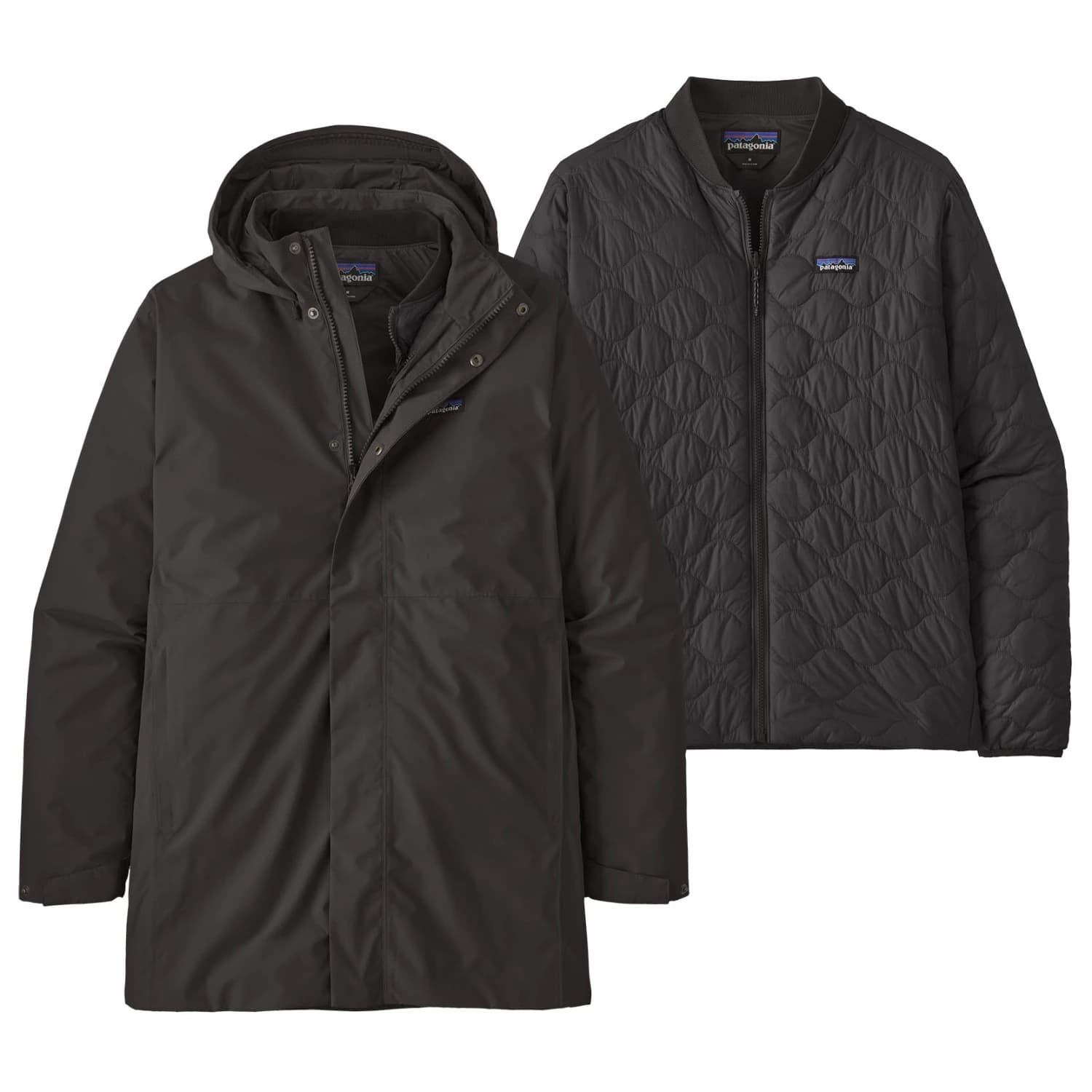 Мъжко яке парка Patagonia Heyes Peak 3-In-1 Parka - Black