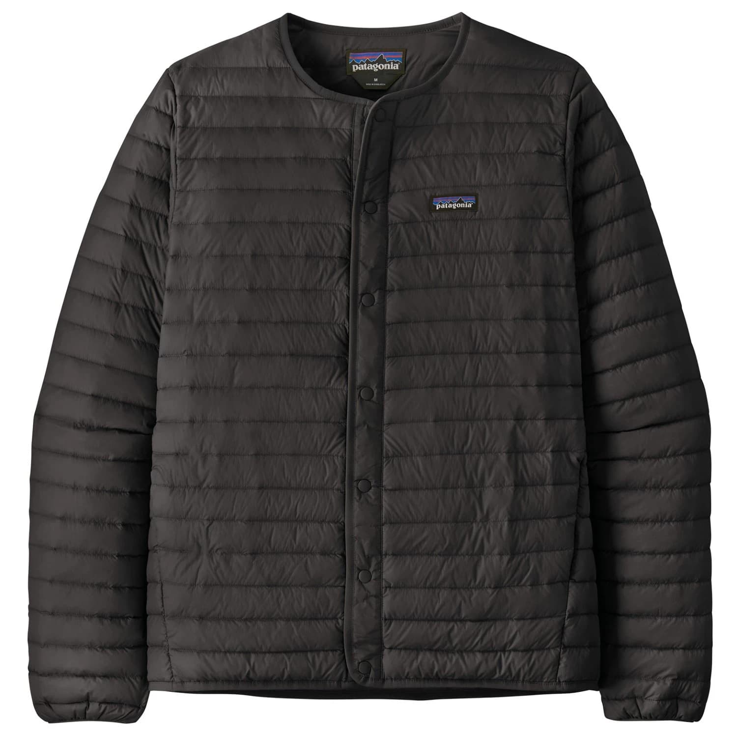 Мъжко пухено яке Patagonia LW Down Sweater Cardigan Down jacket - Black